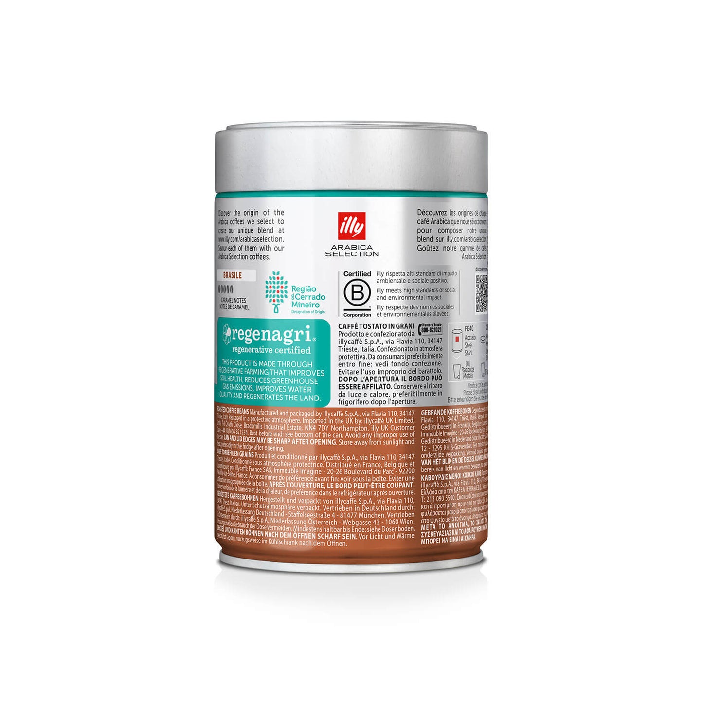 Illy Koffiebonen Brasile Cerrado Mineiro (250 gram)