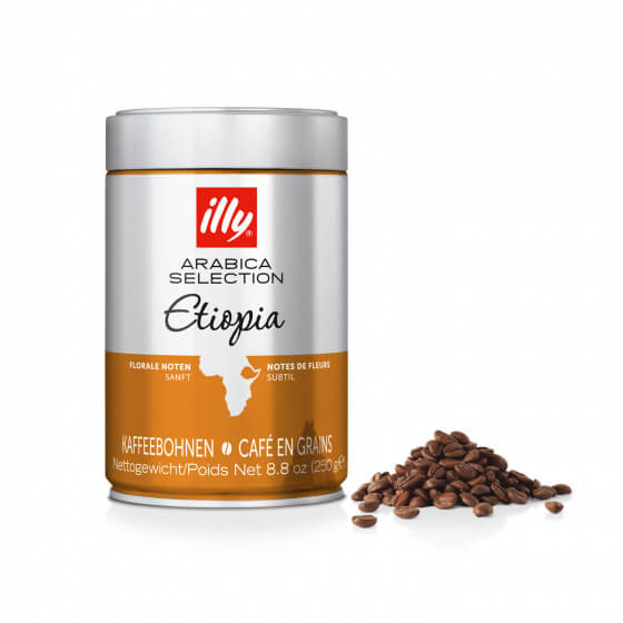 illy Ethiopië Koffiebonen (250 gram)