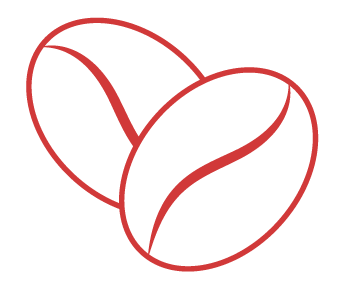 Koffiebonen categorie logo