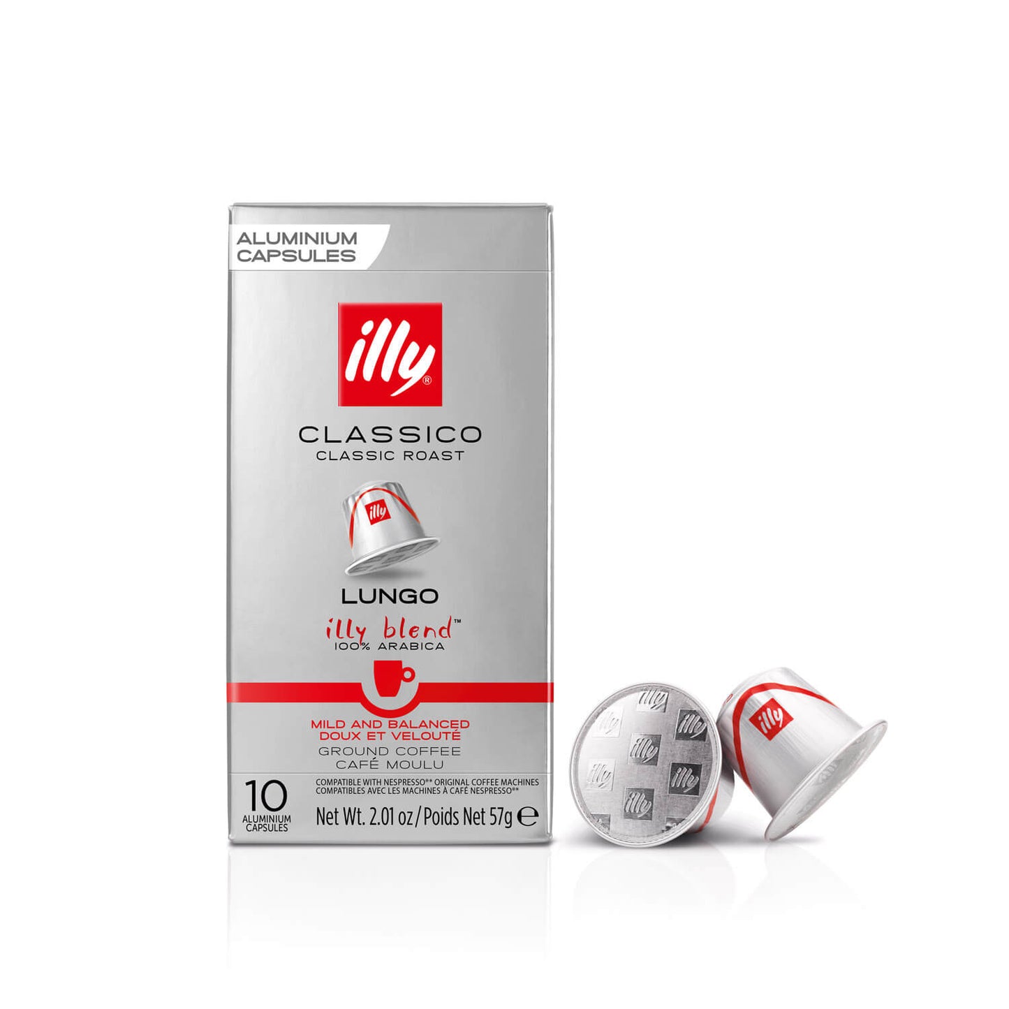 Illy Koffiecapsules Lungo, 10 capsules