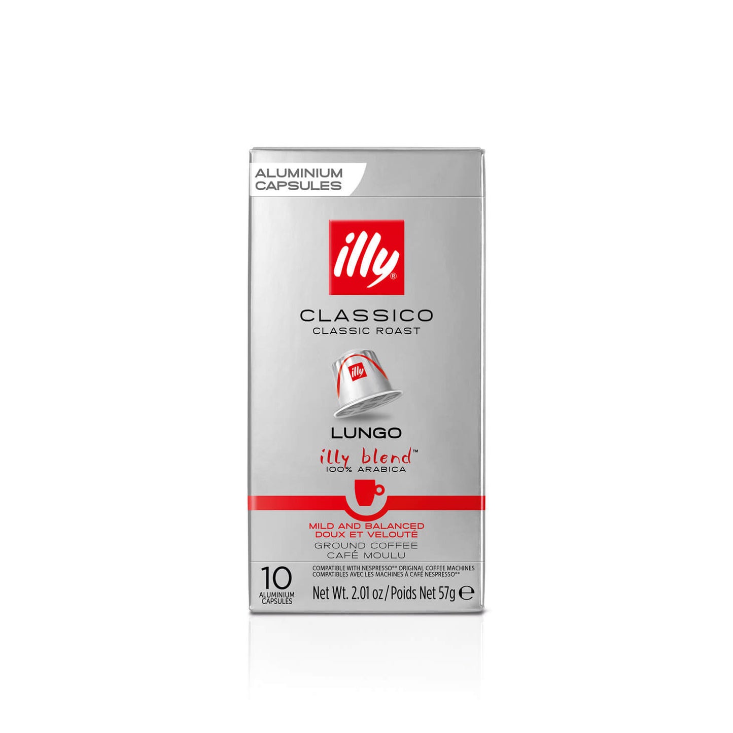 Illy Koffiecapsules Lungo, 10 capsules