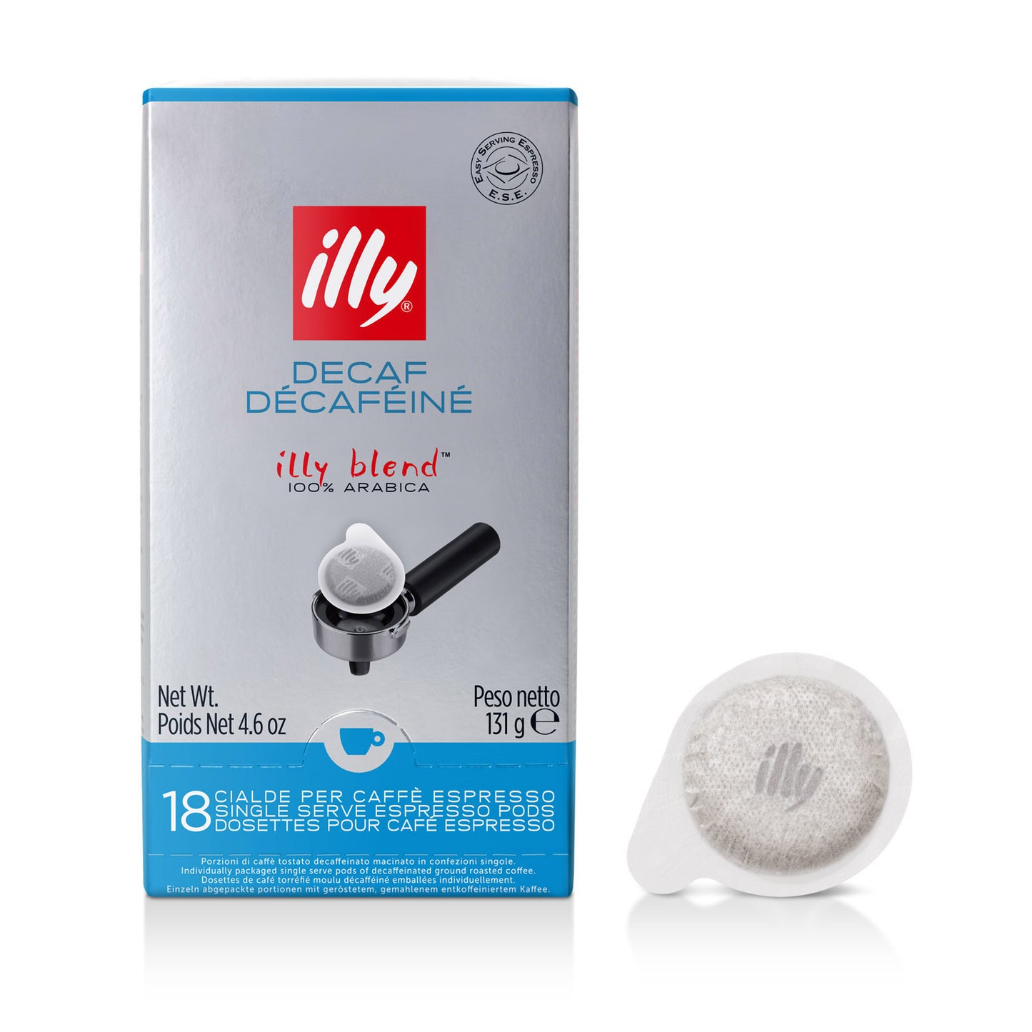 illy E.S.E. Servings pads Monodose Cafeïnevrij (18 stuks)