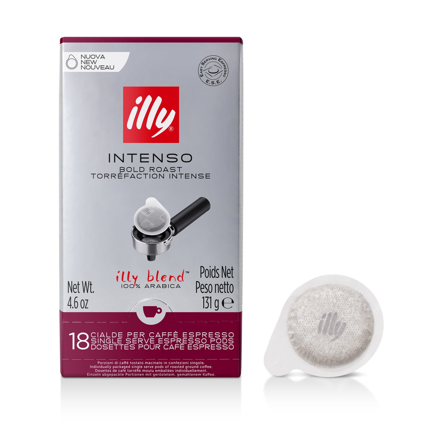 illy E.S.E. Servings pads Monodose Intenso (18 stuks)