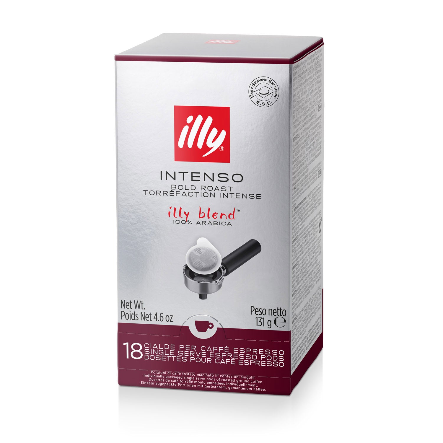 illy E.S.E. Servings pads Monodose Intenso (18 stuks)