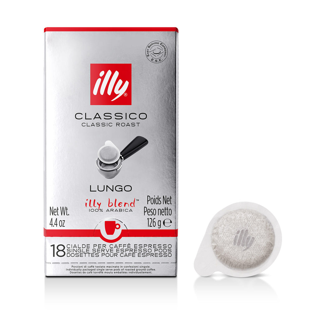 illy E.S.E. Servings pads Monodose Classico Lungo (18 stuks)