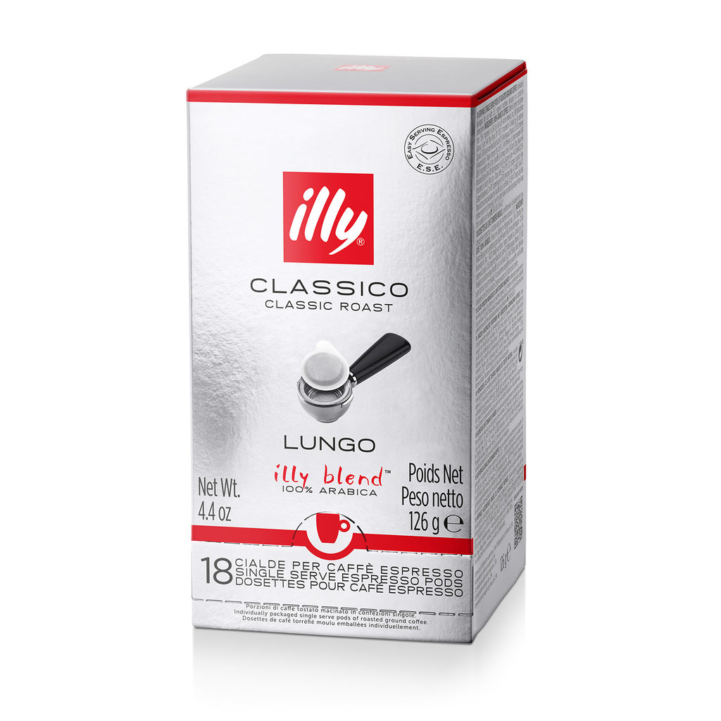 illy E.S.E. Servings pads Monodose Classico Lungo (18 stuks)