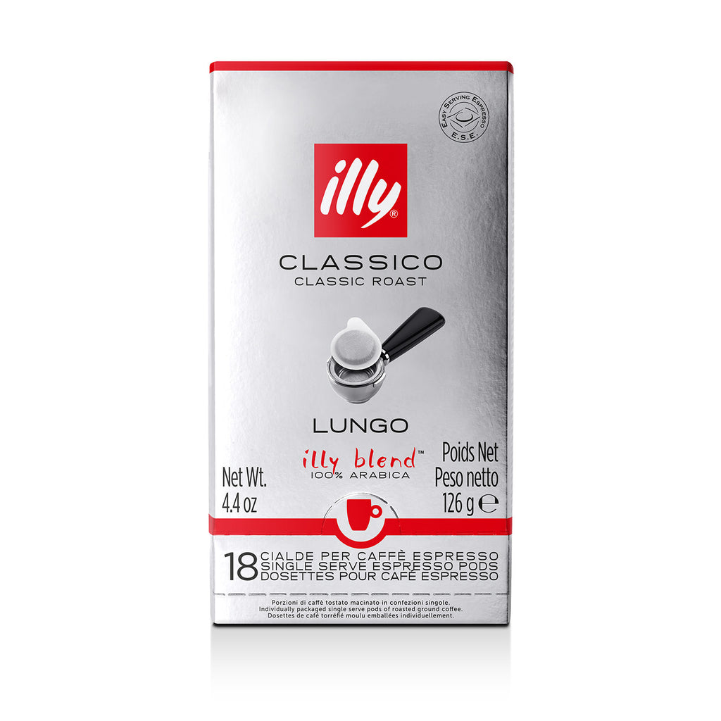 illy E.S.E. Servings pads Monodose Classico Lungo (18 stuks)
