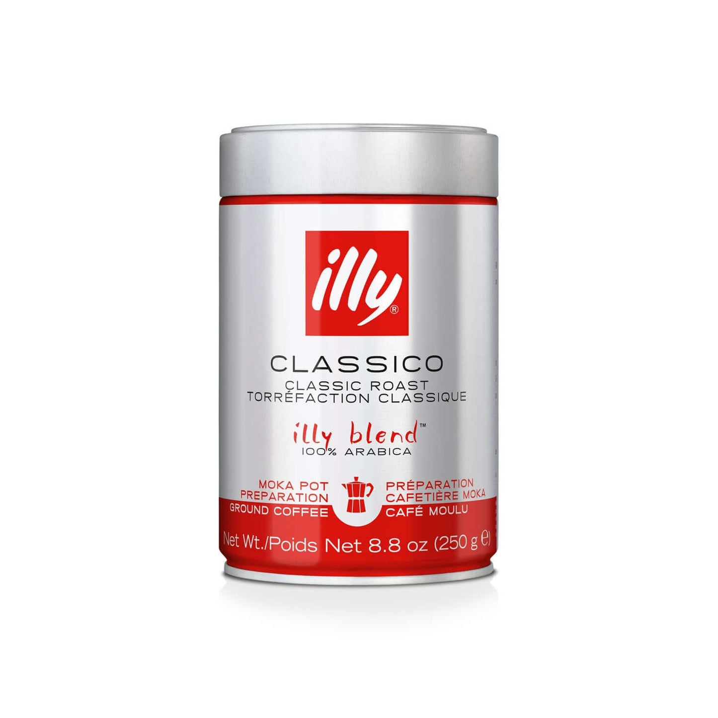 illy Moka Classico Gemalen koffie (250 gram)