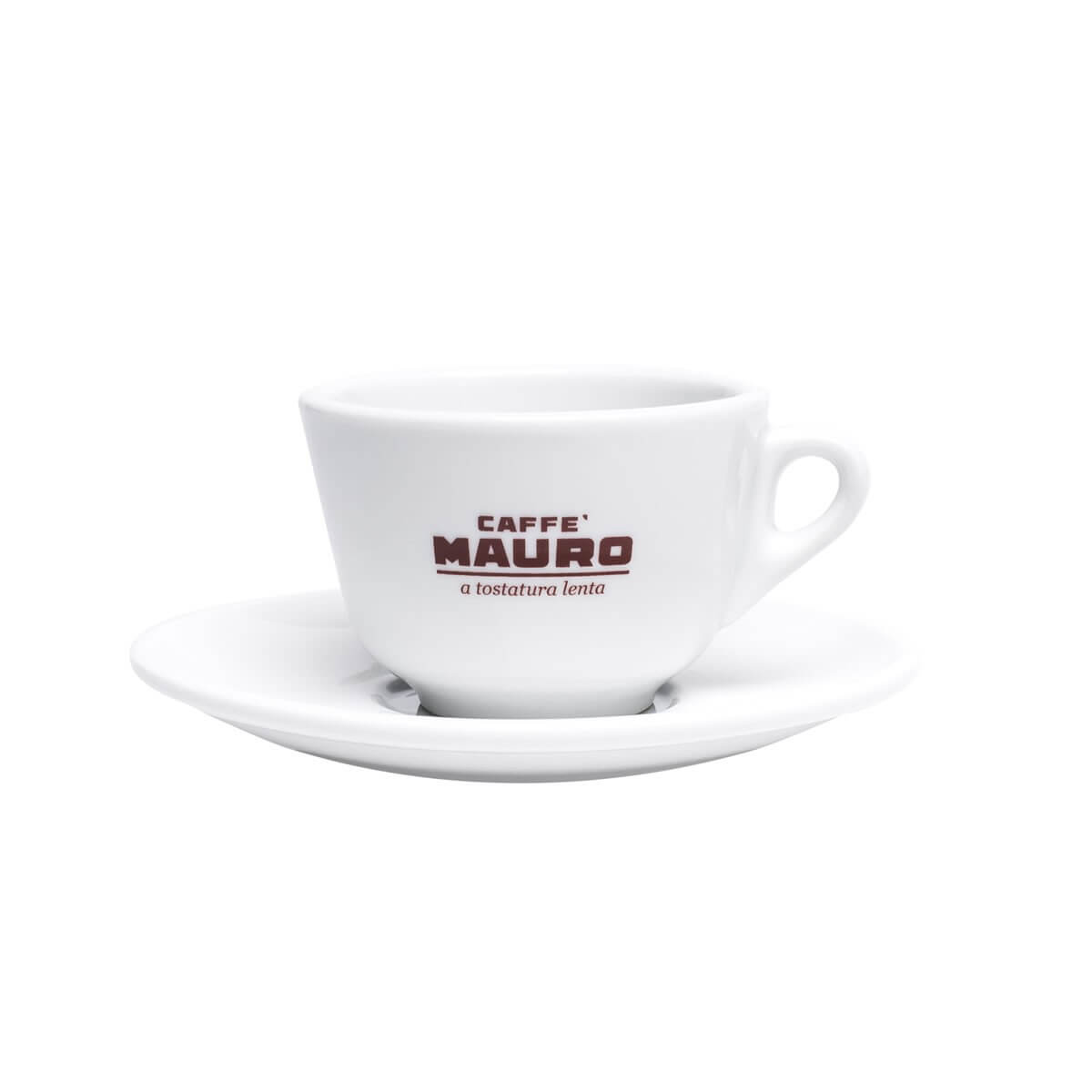 Toelating partitie Aas 6 koffiekopjes - Cappuccino - wit porselein - Caffè Mauro •  KoffieUitverkoop : KoffieUitverkoop